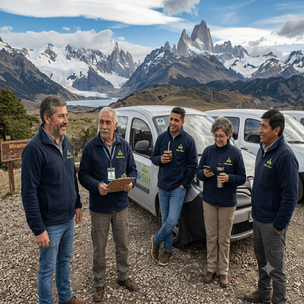 The MoviSur team in Patagonia